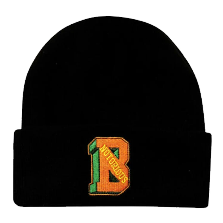 OEM own embroidery logo 100% acrylic Knitted Fashion Beanie Hat/Customized Logo Beanie Wholesale