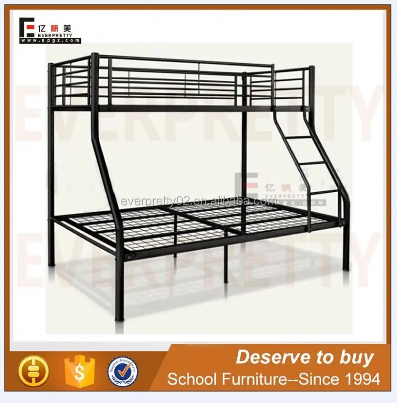 Durable Adult Children Bed Furniture Wrought Iron Cheap Price School Military Used Metal Bunk Bed