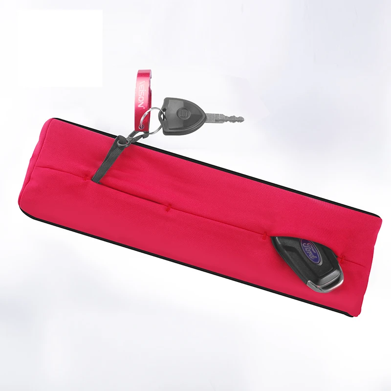 High quality chinlon material springy Sports running belt with zipper opening on the front