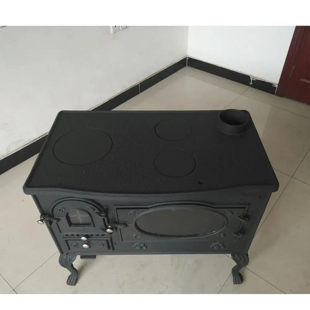 
cast iron stove with oven (BSC308) 