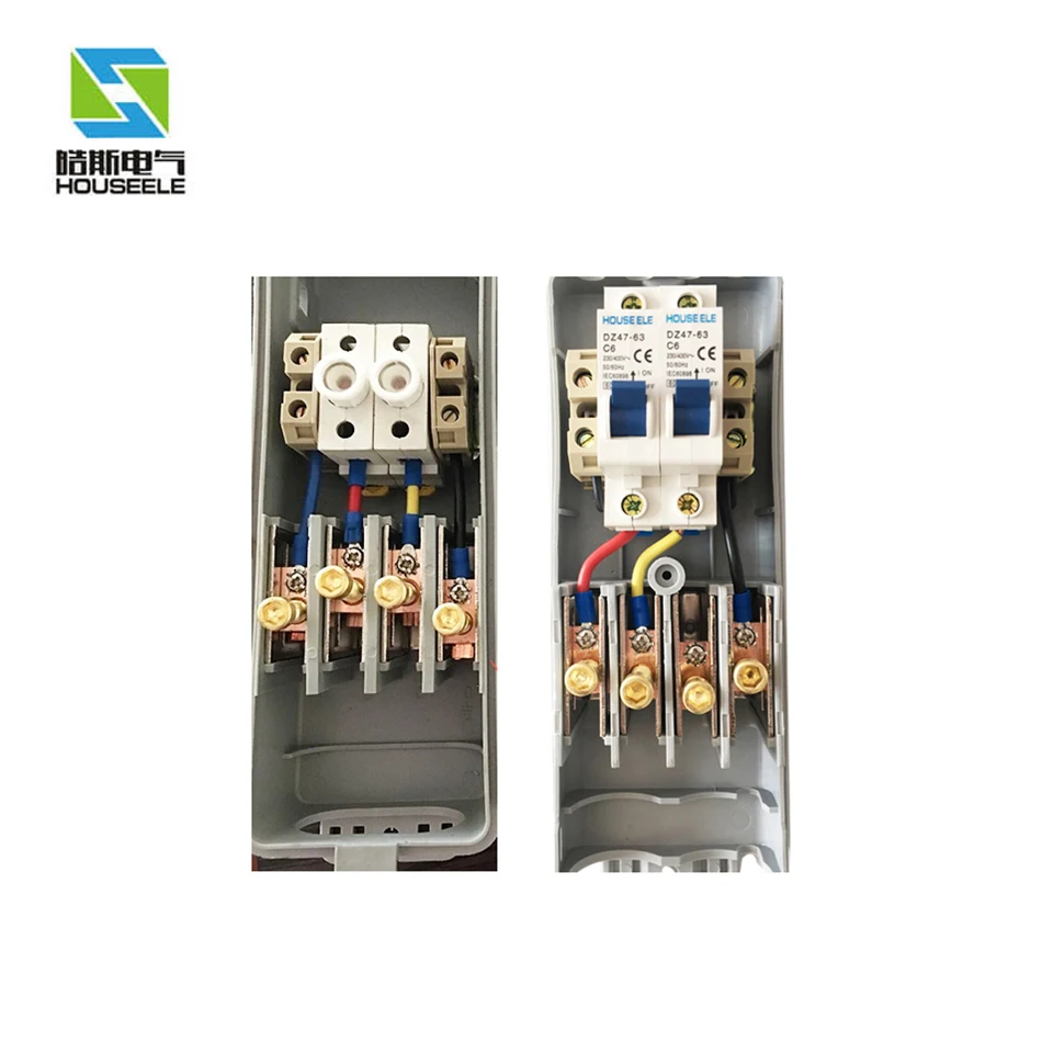 EKM 2035-Connection Box,Junction Box for Lighting Application fro DII E27 fuses size