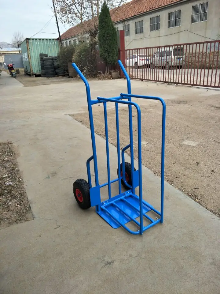 Sell well new type warehouse hand trolley heavy duty firewood cart with wheels