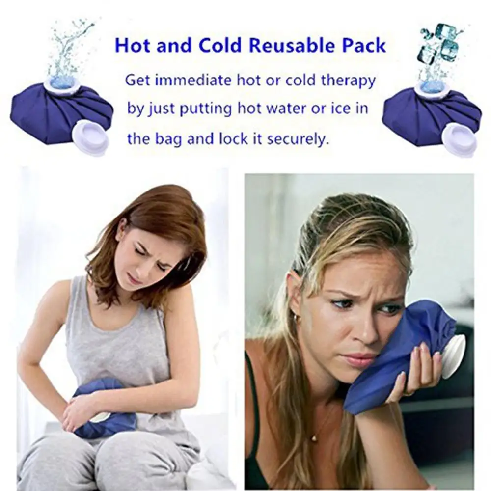 World-bio Ice Cooling Bag Medical Ice Gel Cube Bag Muscle Reusable Ice Pack Cold Compress Treatment Swelling Small Cooler Bags