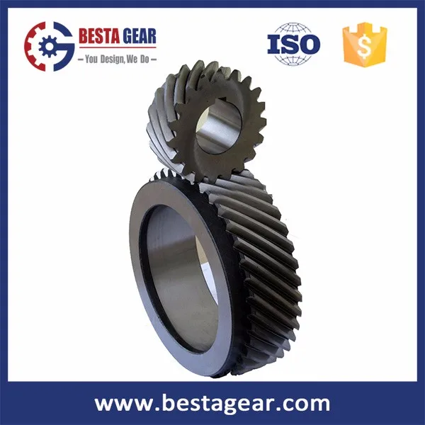 hot selling metal custom gears double helical gear
