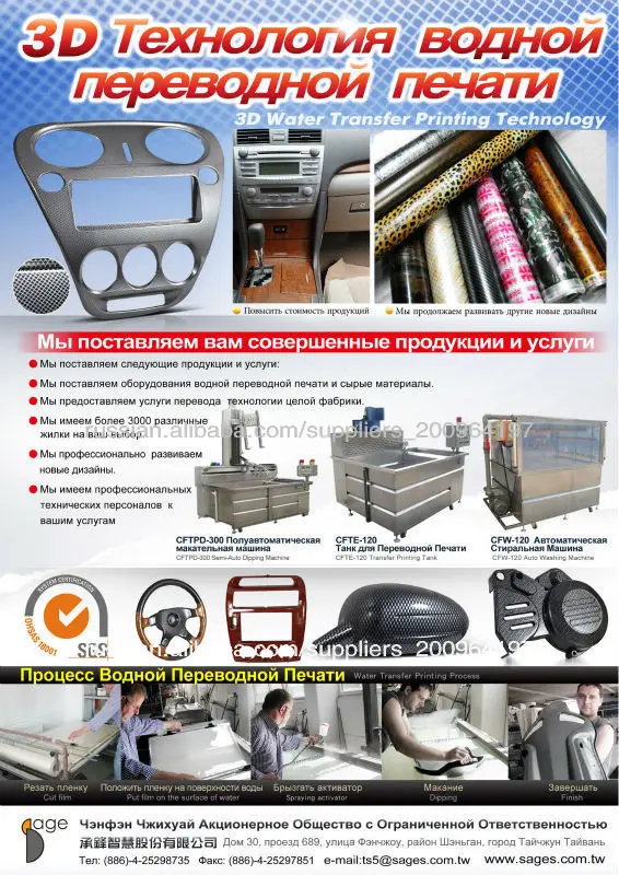 вода трансферная печать фильма