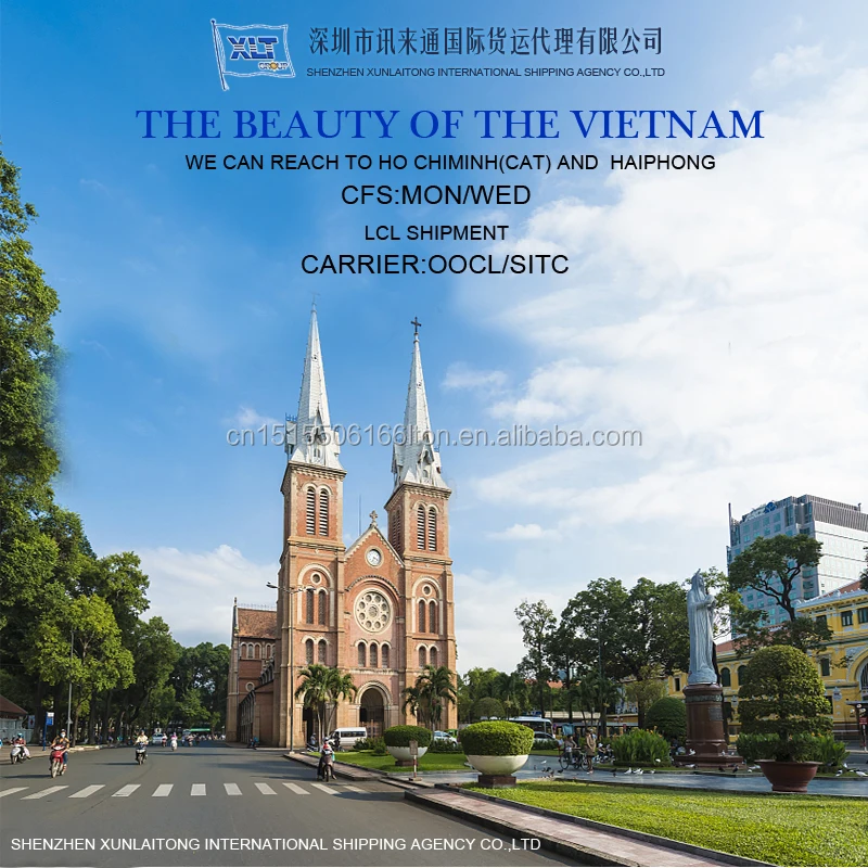 Cheap Sea freight from China to Vietnam by China fright forwarder