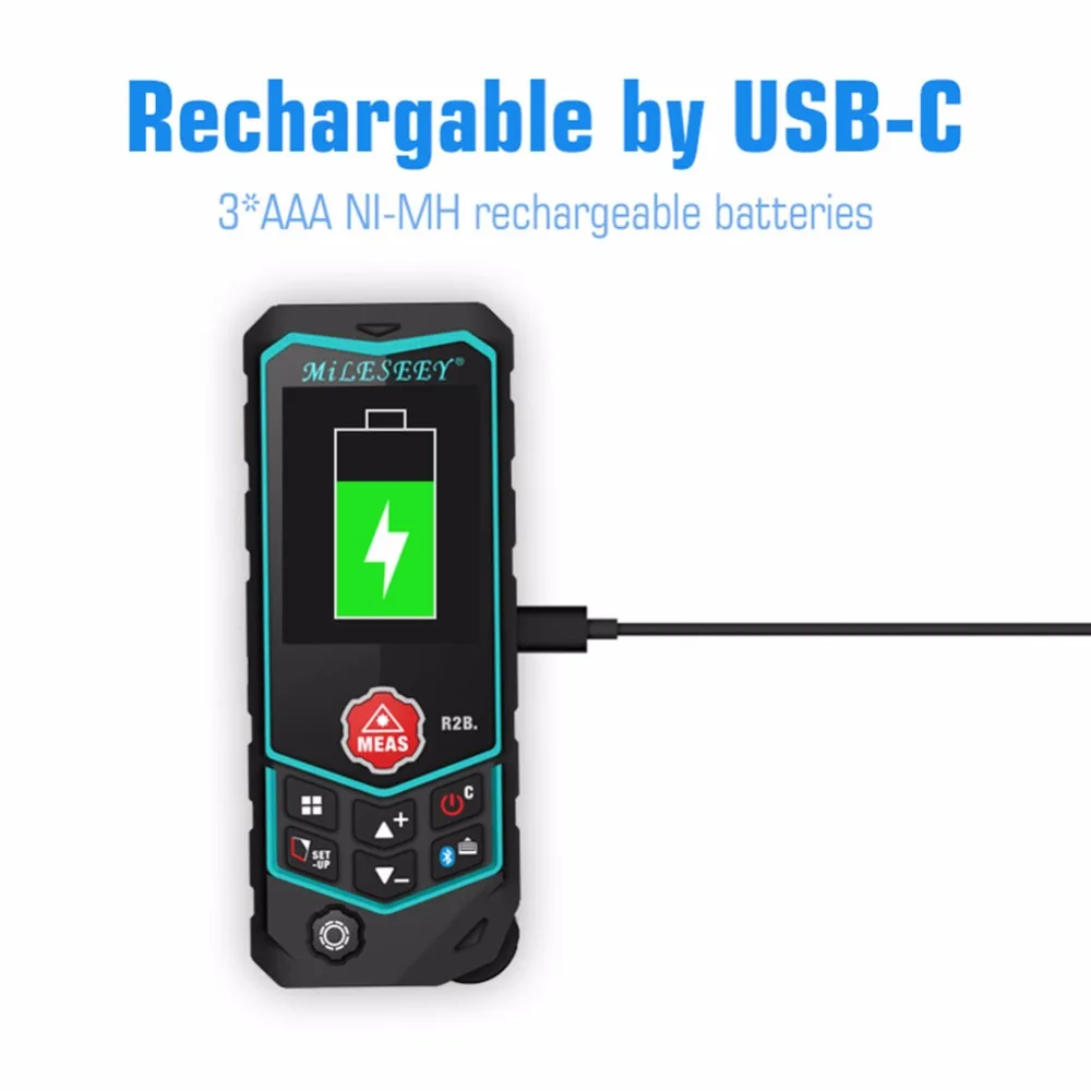 Laser range finder High-accuracy range measuring instrument Diastimeter Measure Roulette with Wheel Measurement