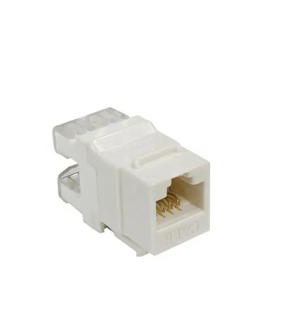 cat6A utp keystone jack 180 degree