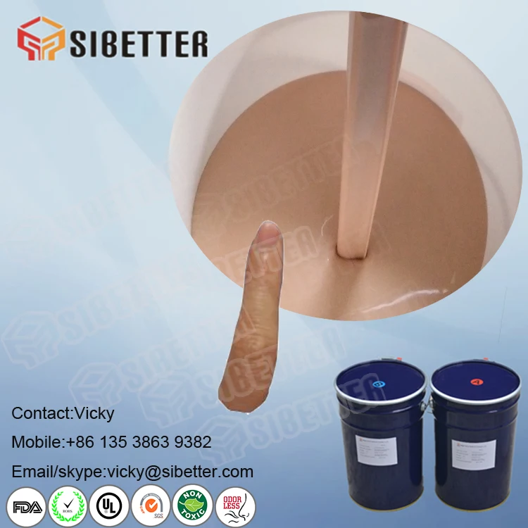 Skin Safe Lifecasting Liquid Silicone Rubber for Prosthetic Finger