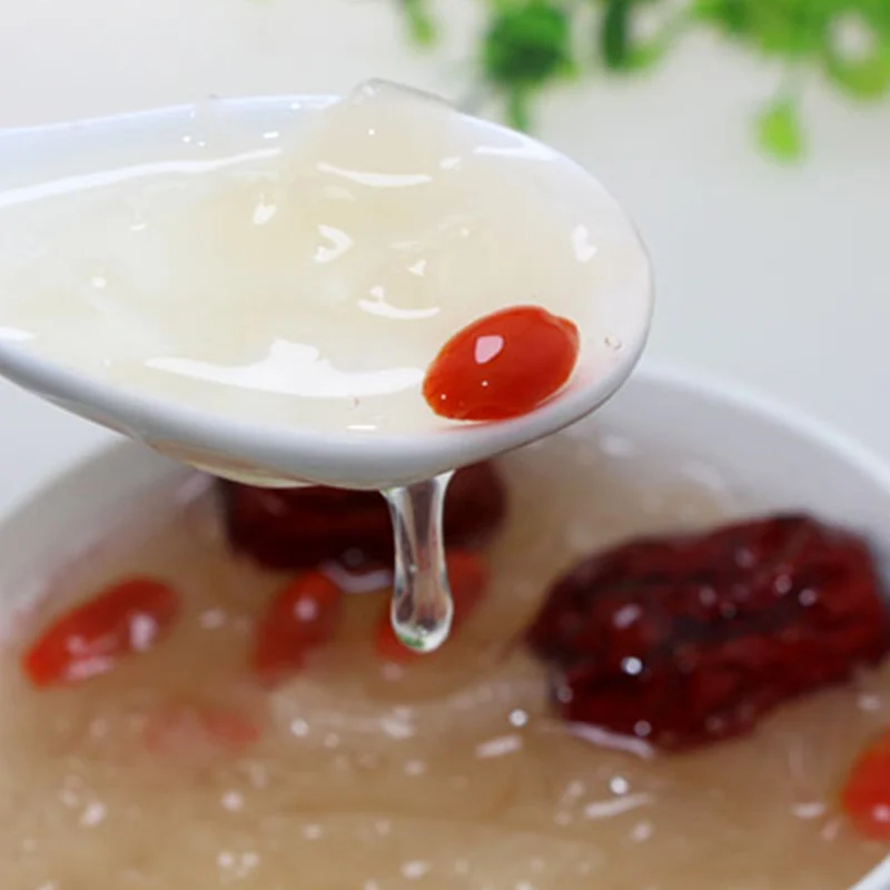 
High quality organic tremella fuciformis silver ear mushroom dried white fungus 