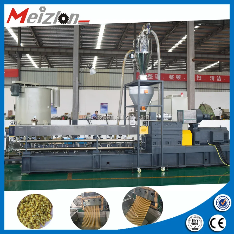 Параллельный счетчик вращающийся двойной винтовой экструдер для продажи