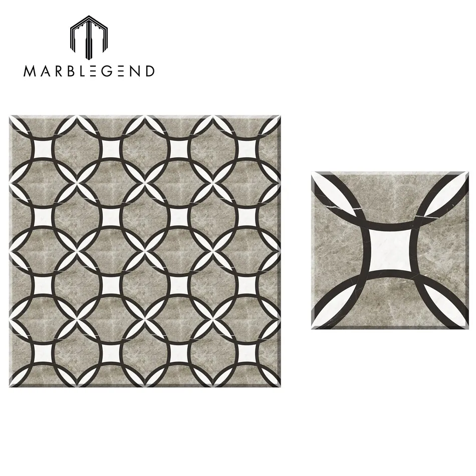 
Water Jet Marble Tiles Natural Stone Flooring 