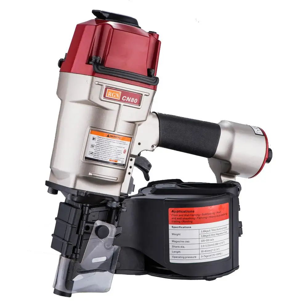 RGN industry pneumatic coil nailer cn80