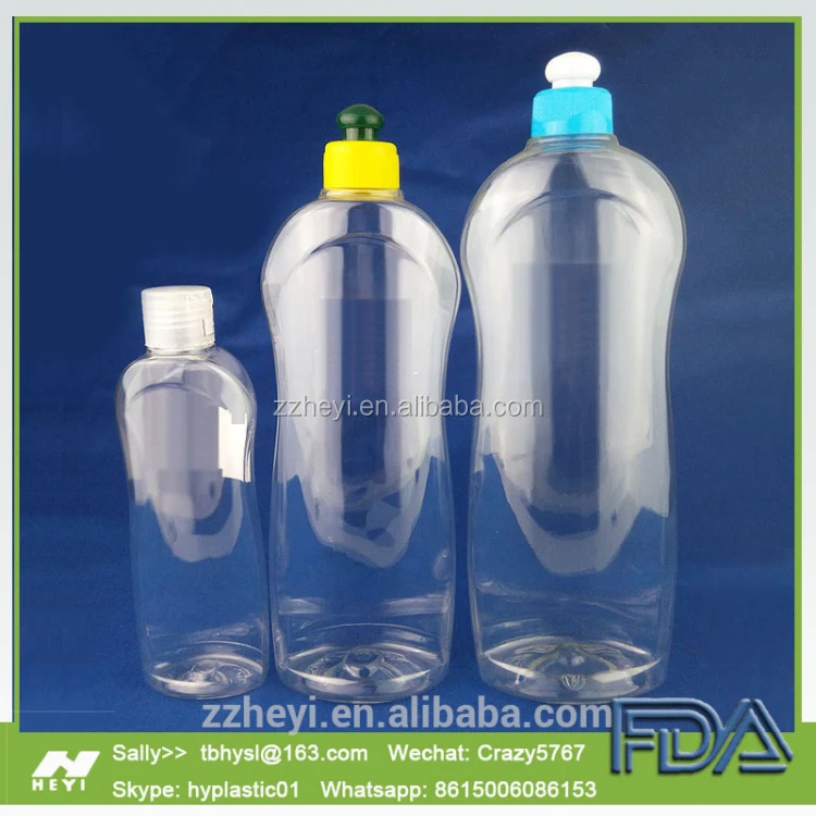 25oz 750ml Empty Plastic Liquid Soap Bottle Dishwashing Bottle