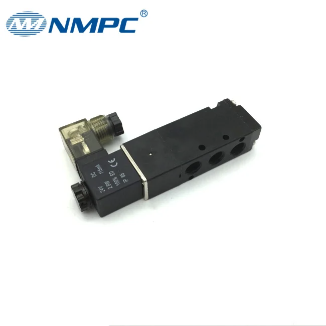 China Factory Best 4V110 4V210 2/5 Way Single Control Plate Type 4V Series Pneumatic Control Valve-Solenoid Valve