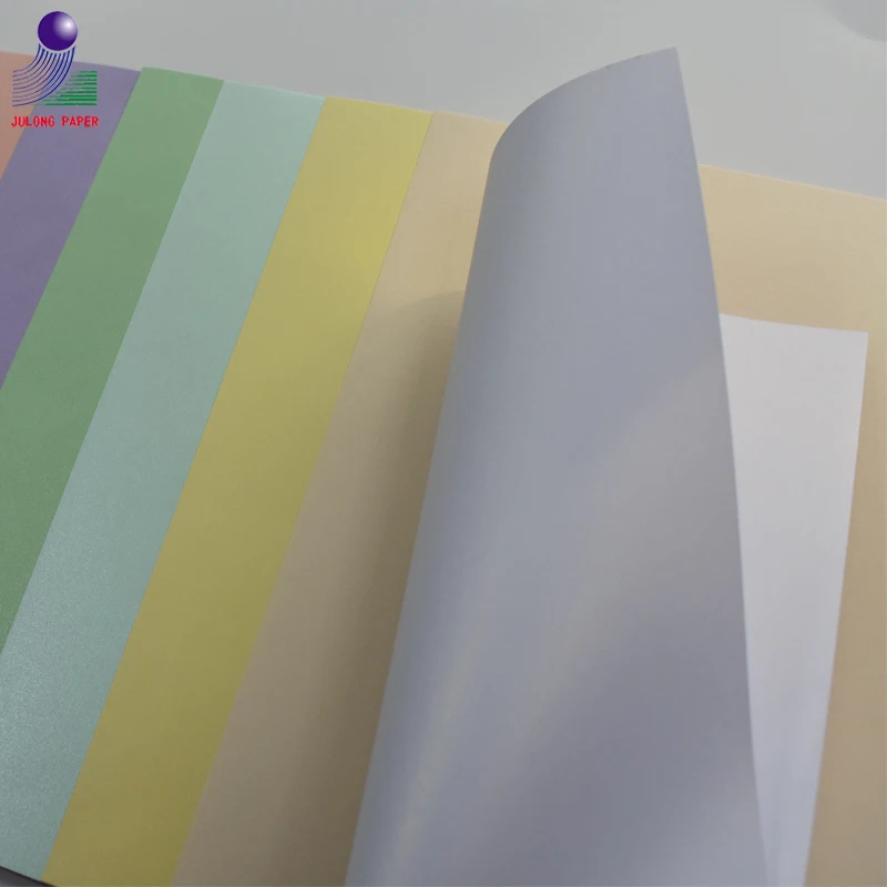 
A4 pearl metallic cardstock pearlescent embossed paper for scrapbooking 