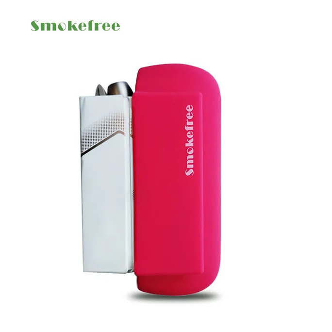 Smokefree multi color all in one silicone protective soft case for use with IQOS 3.0