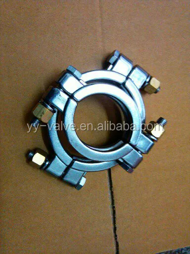 China manufacturer Stainless steel heavy duty high pressure pipe clamp heavy duty clamp