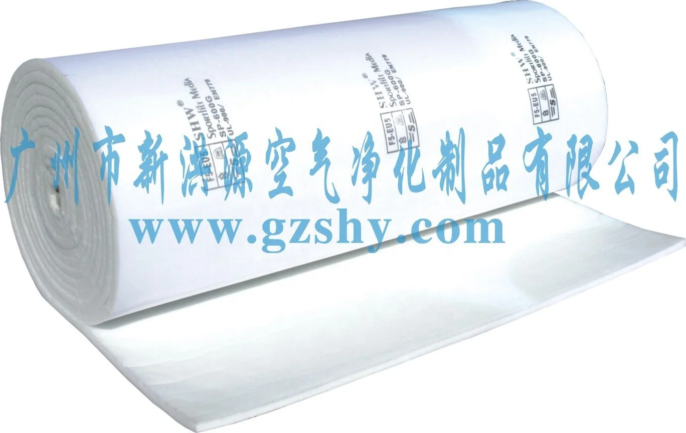 EU5 ceiling air filter SP-600G for spray paint booth