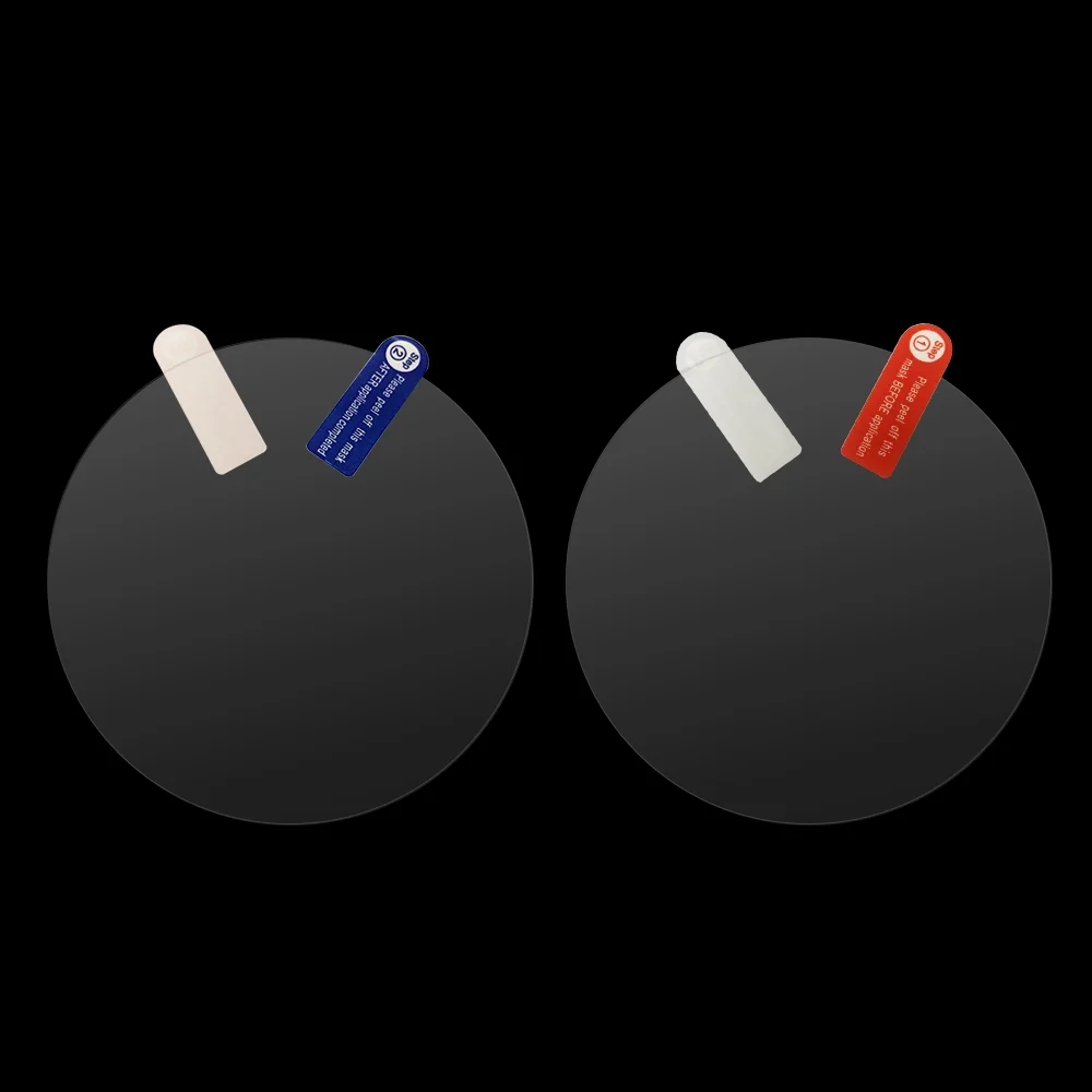 95mm* 95mm Hydro-oleophobic UV Protection Anti Scratch Anti Fog Anti Water Mirror PET Film Screen Protector Guard Film