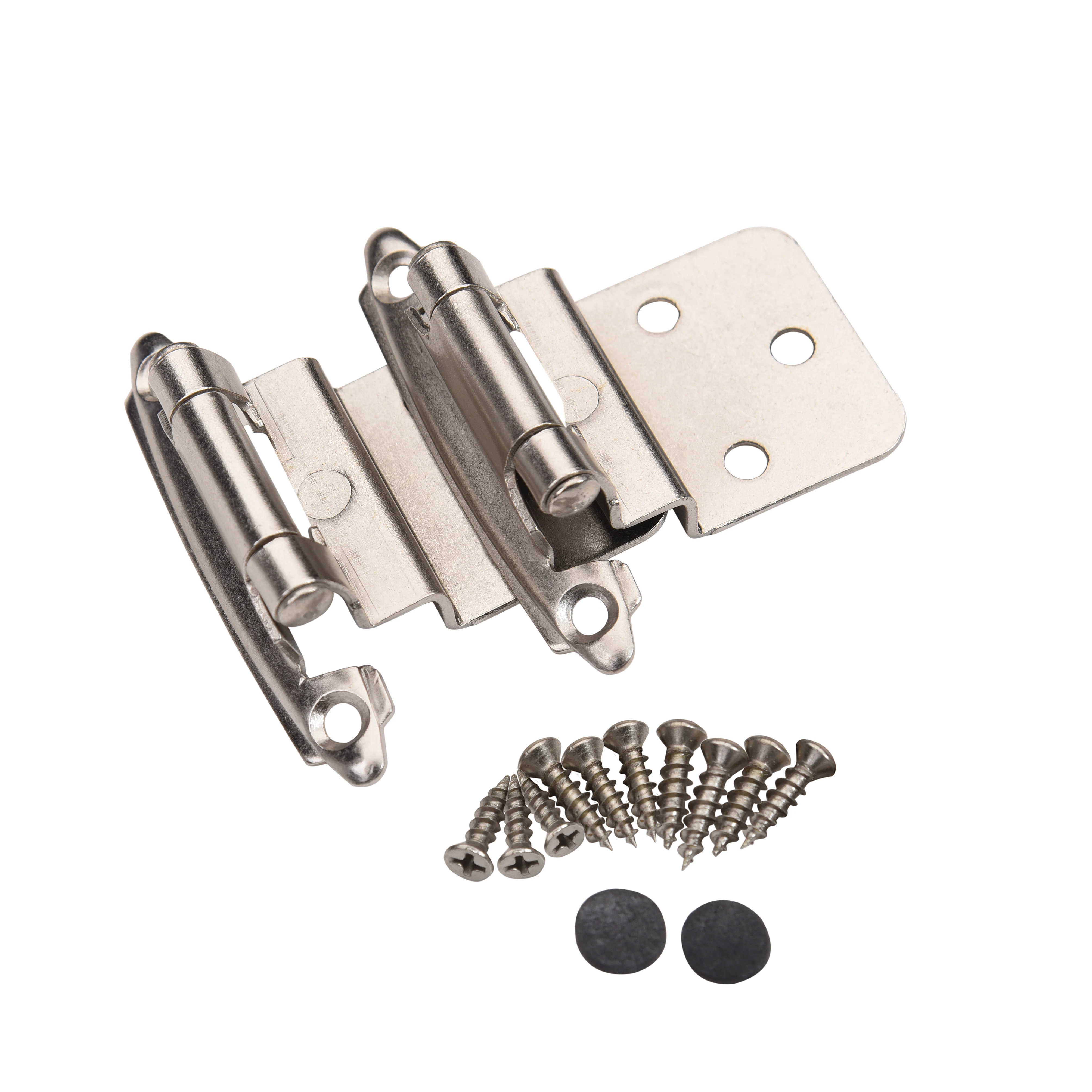 Rhetech Inset/Offset Kitchen Cabinet Door Hinges 3/8in Face Mount Concealed Self Soft Close Furniture Cupboard Cabinet Hinges