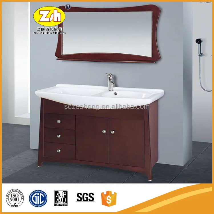 Hotel Waterproof wood vanity hotel bathroom cabinet bathroom vanity Z-E205