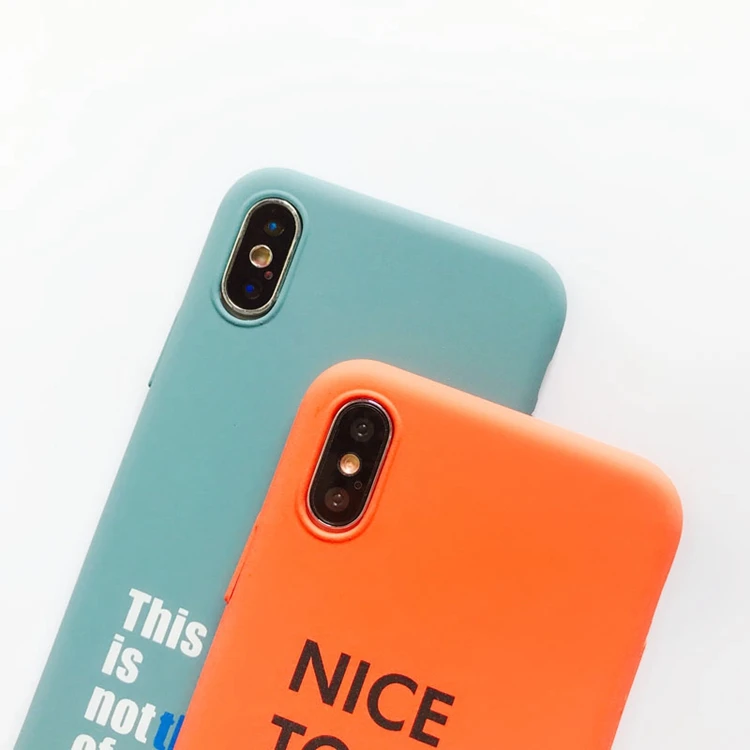 New Arrival Custom Printing Hard Pc Material Phone Case With Words For Iphone 7 8 Plus