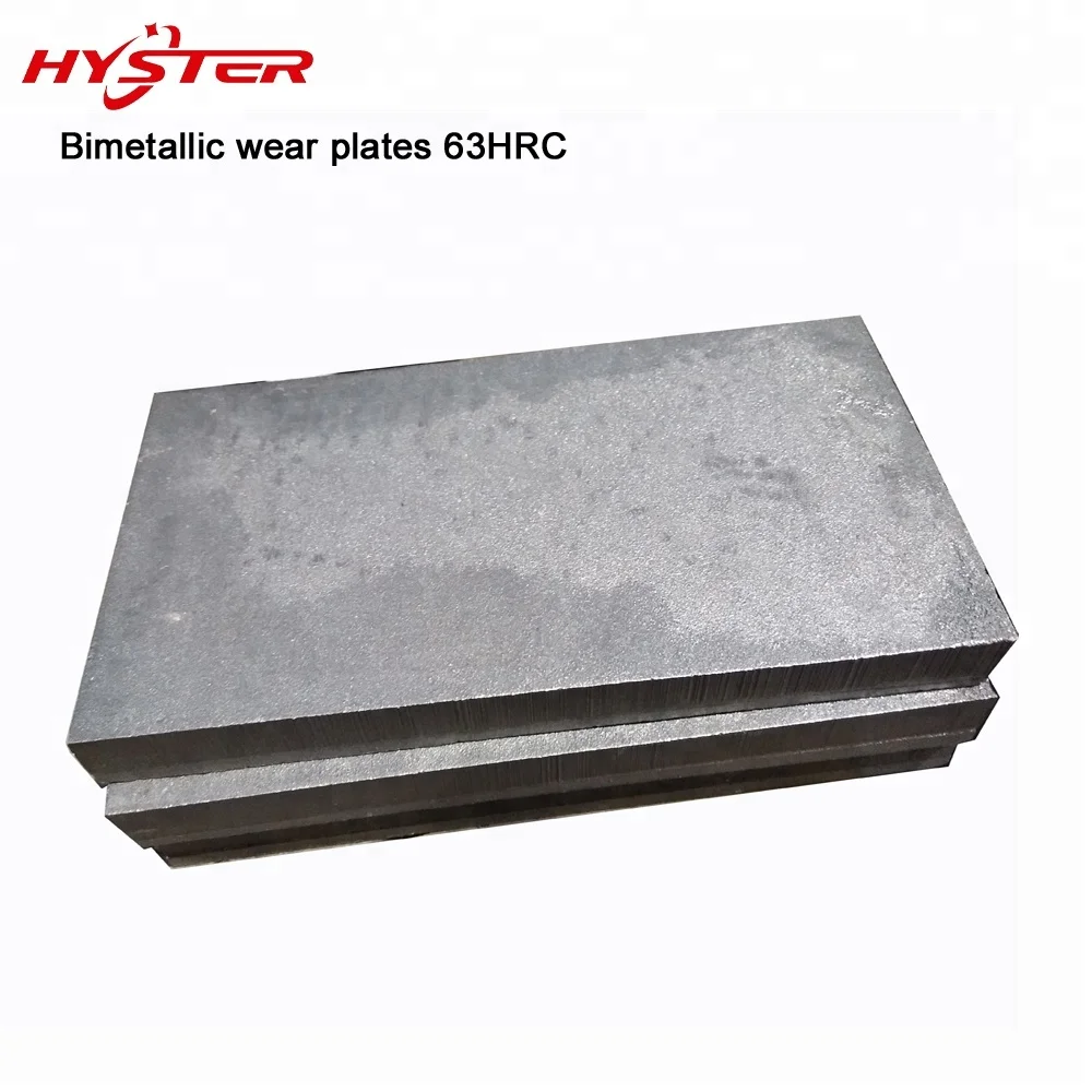 63HRC white iron wear plates for Chute and Hopper Liner Protection(700HB)