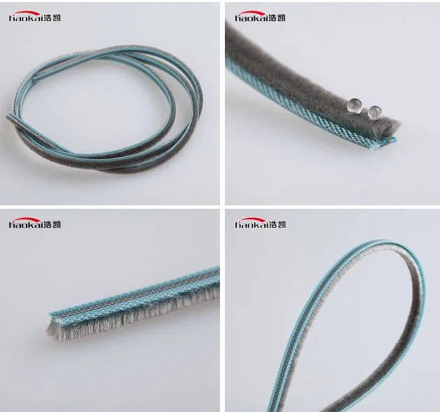 5m x 9mm x 5mm Self adhesive window door seal strip draught excluder brush pile seal