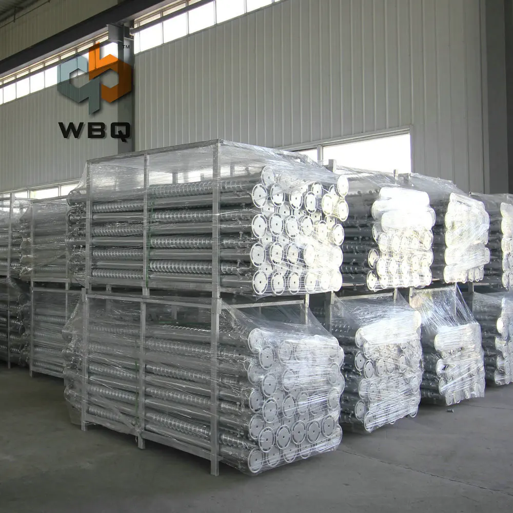 Galvanized Earth auger anchor for construction timer foundation