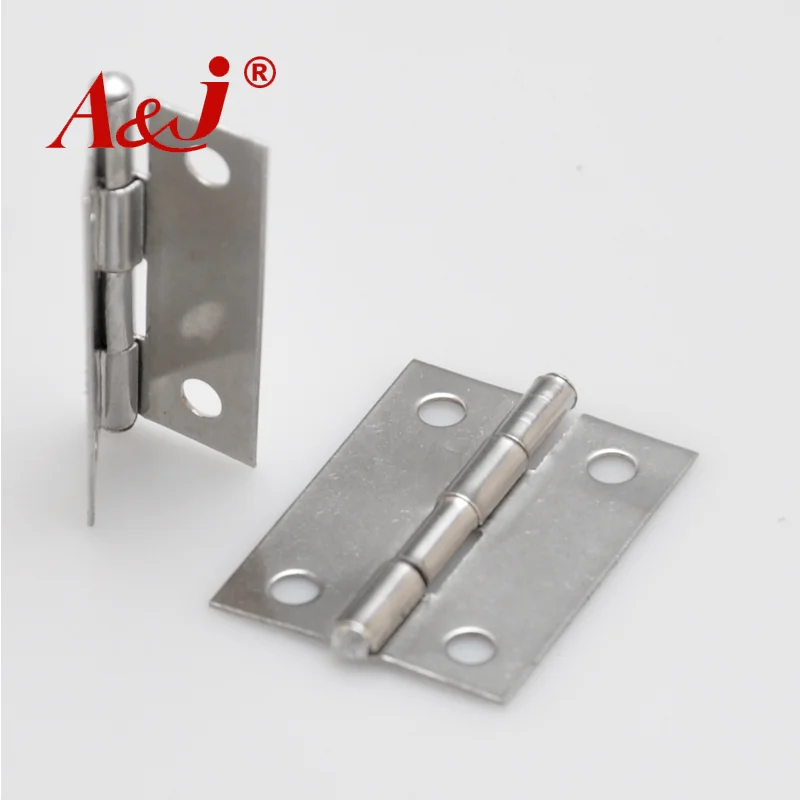 Mini design softly 1.5 inch 2 inch 3 inch stainless steel metal small door hinges