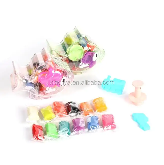 Новое прибытие цвет творческий 12 цветов пластилина играть множество