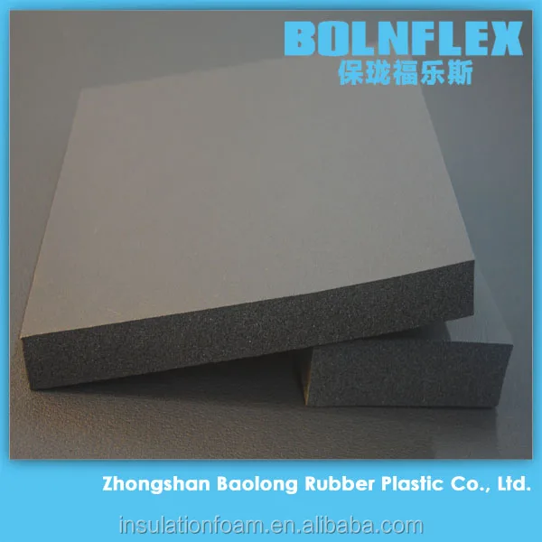 NBR/PVC Material Insulation Board Elastomeric Flexible Rubber Foam Heat Insulation