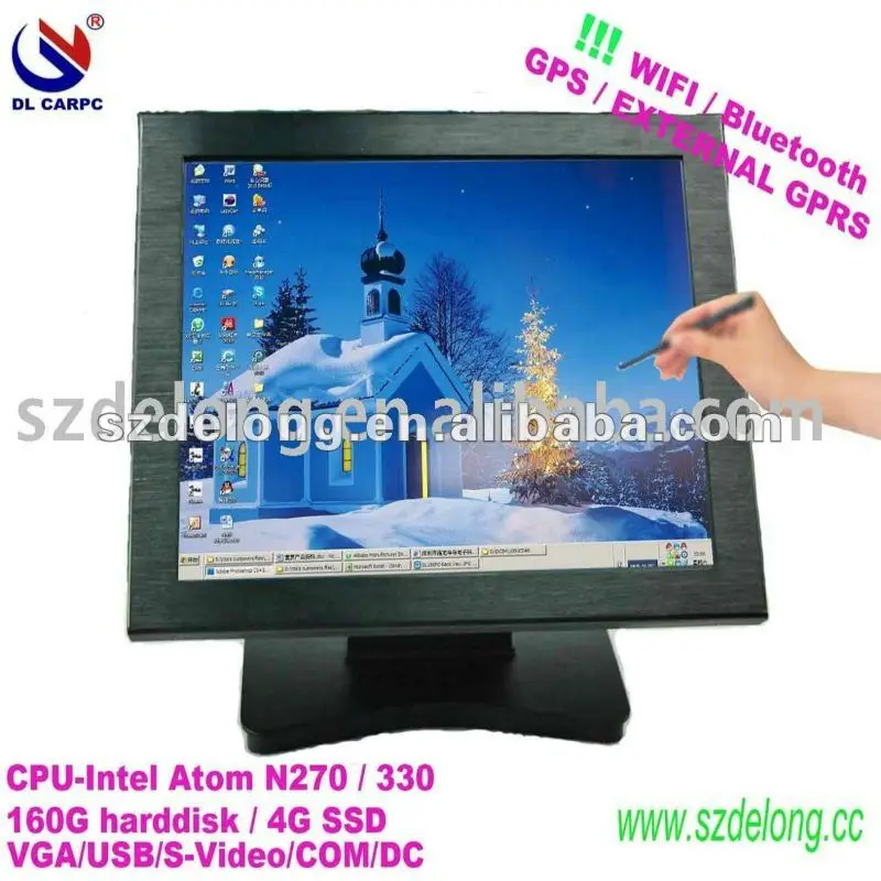 сенсорный 15 дюйма все в одном pos пк с читателем карточки ( новый дизайн ) все в одном компьютерных игр