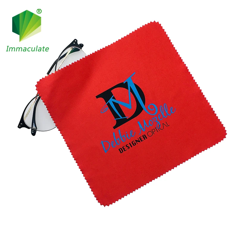 Custom print microfiber glasses sunglasses screen lens cleaning cloth