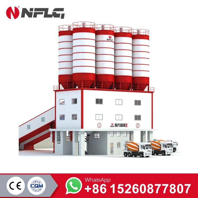 
Supply HZS type concrete batching and mixing plant with 50m3/h 200m3/h 