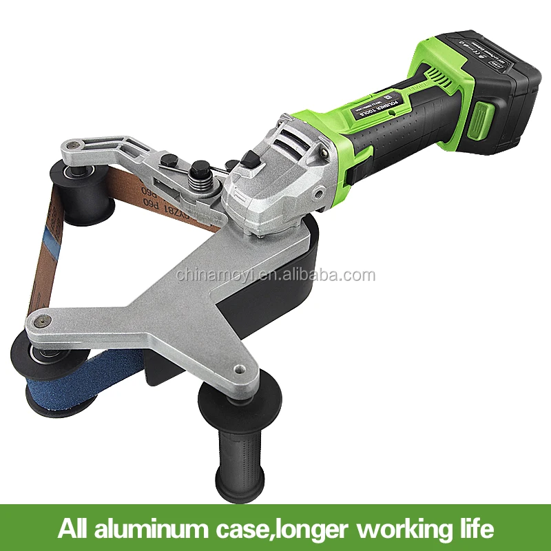 40*760mm Tube Belt Sander for Stainless Steel Pipe with Sanding Belts