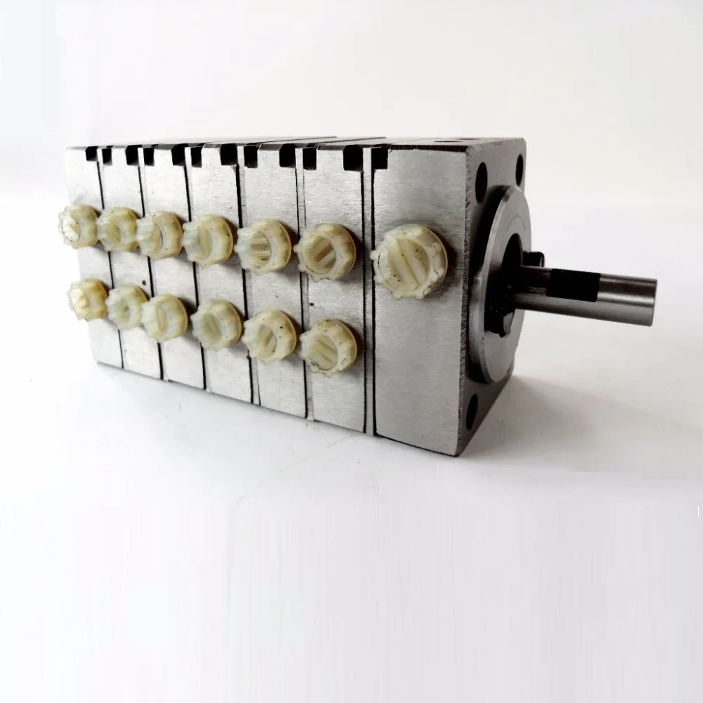 
0.06~30CC 8 end finish pump Spinning refueling oil gear pump for Injecting & Dosing Liquid Metering Precision Gear Pumps 