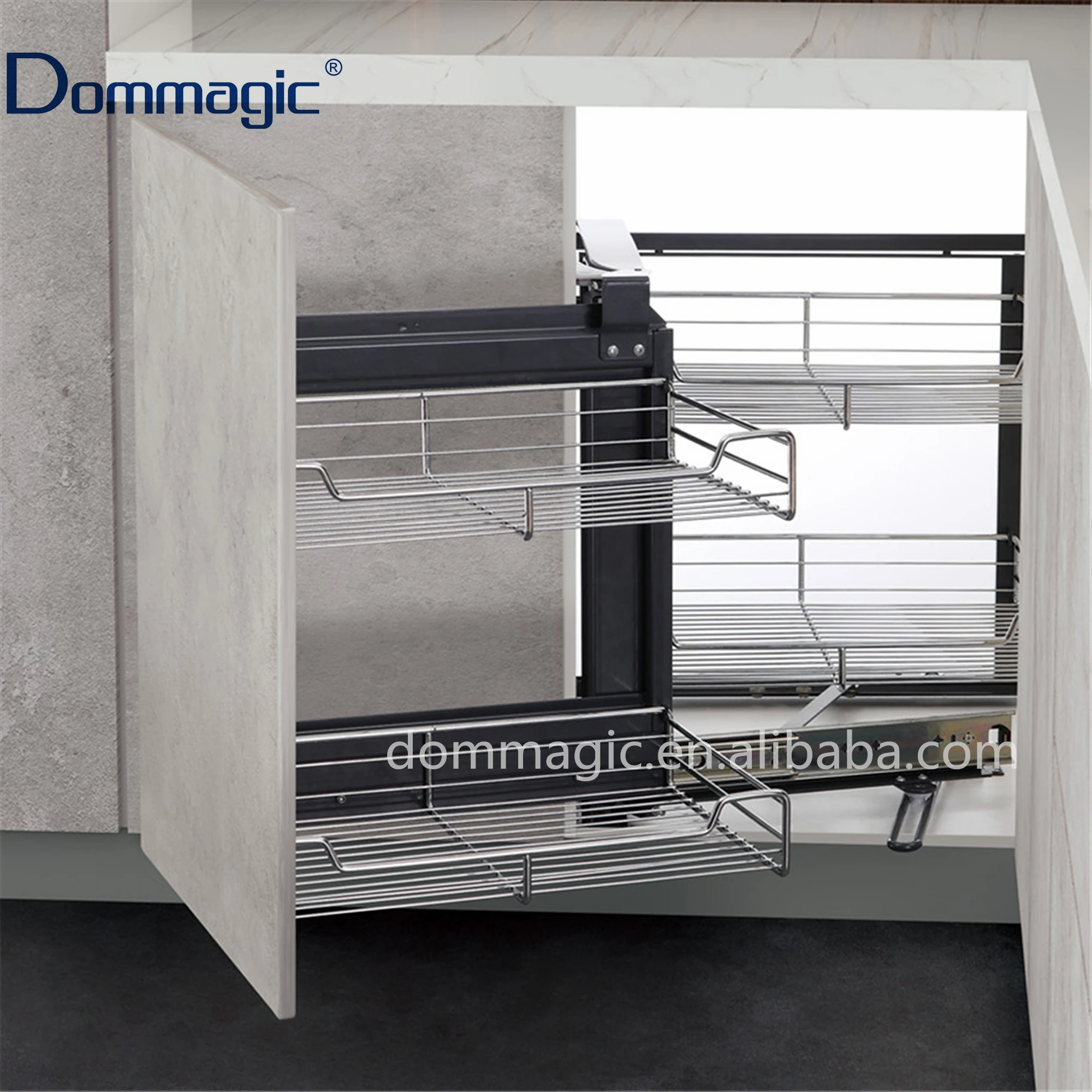 Kitchen Soft-close Wooden Super Magic for Cabinet Blind Corner