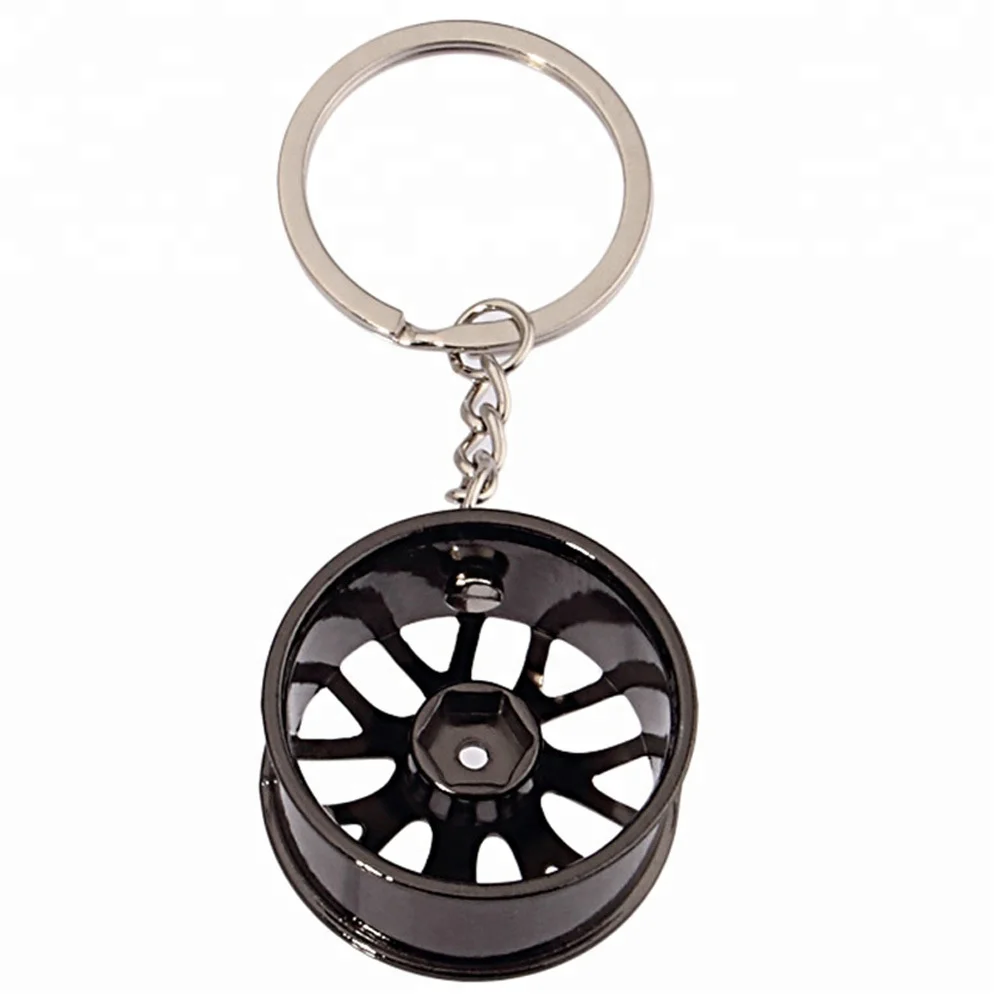 Automotive Turbo Keychain Car Part Model custom Key Chain pom pom metal keychain custom