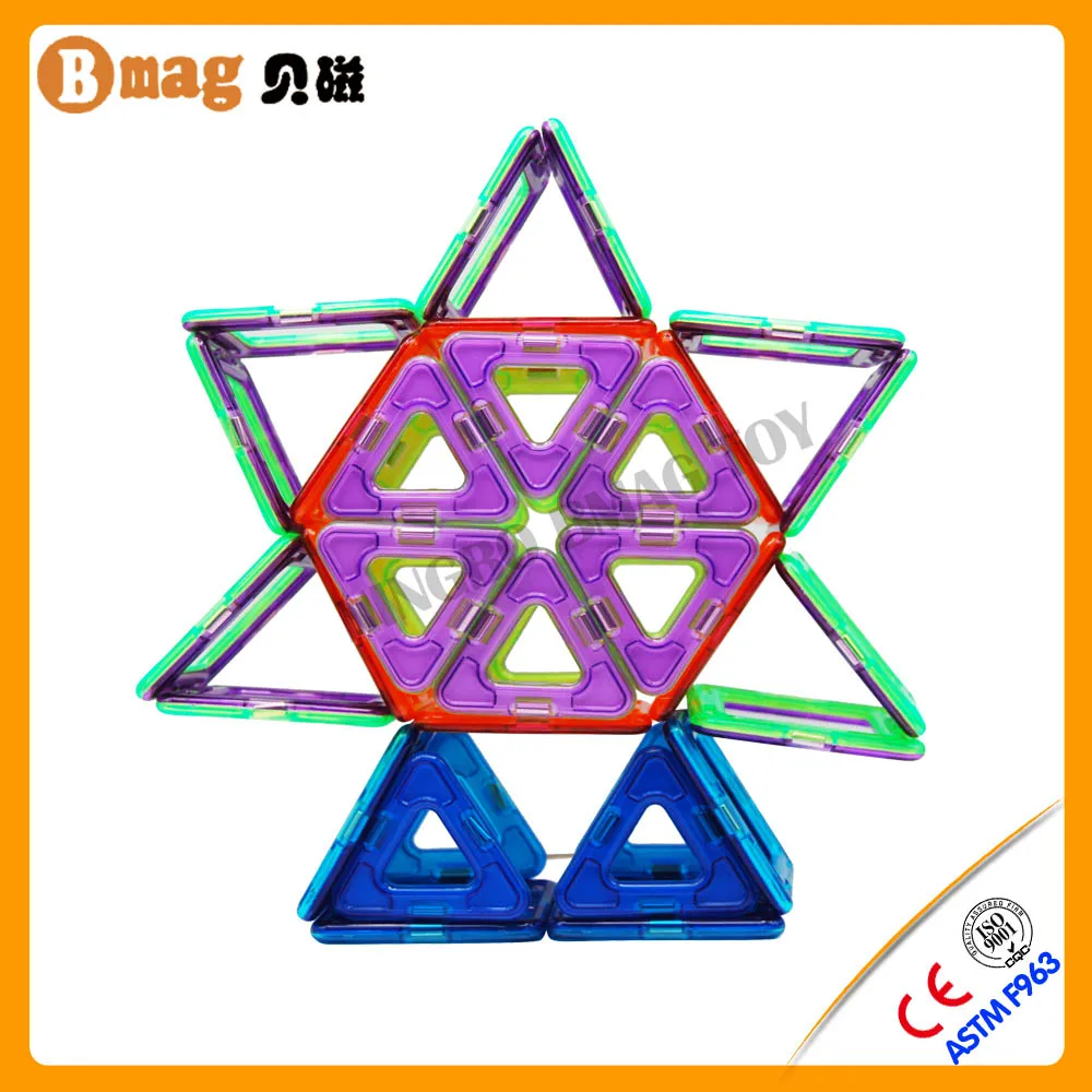 CE сертификации экологичные магнитного треугольник игрушка