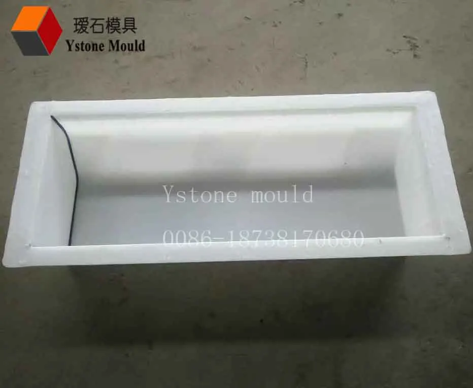 
Plastic stone border forms street concrete curbstone mold 