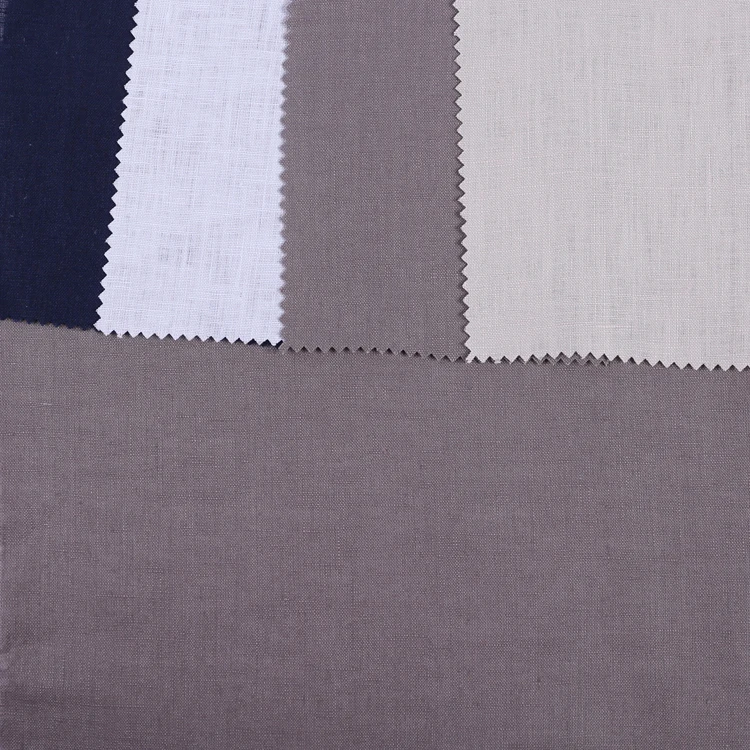 
Best quality wholesale woven pure 100% washed linen fabric french pants fabric 