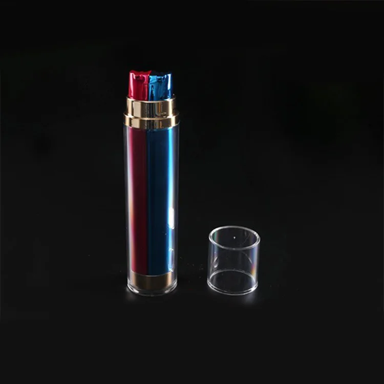 RISEPACK TUV Certified Acrylic Dual Cosmetic Tubes