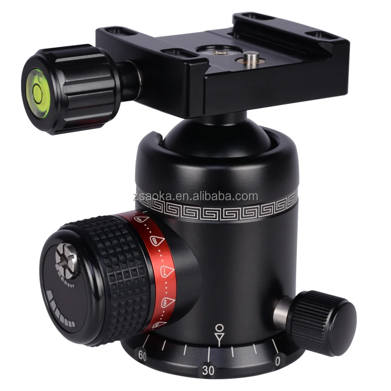 
Camera tripod professional ball head with universal quick plate 