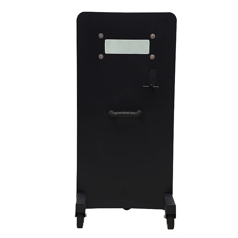 Wheel Type steel bulletproof bullet proof Ballisitc Shield with windshield glass window for sale