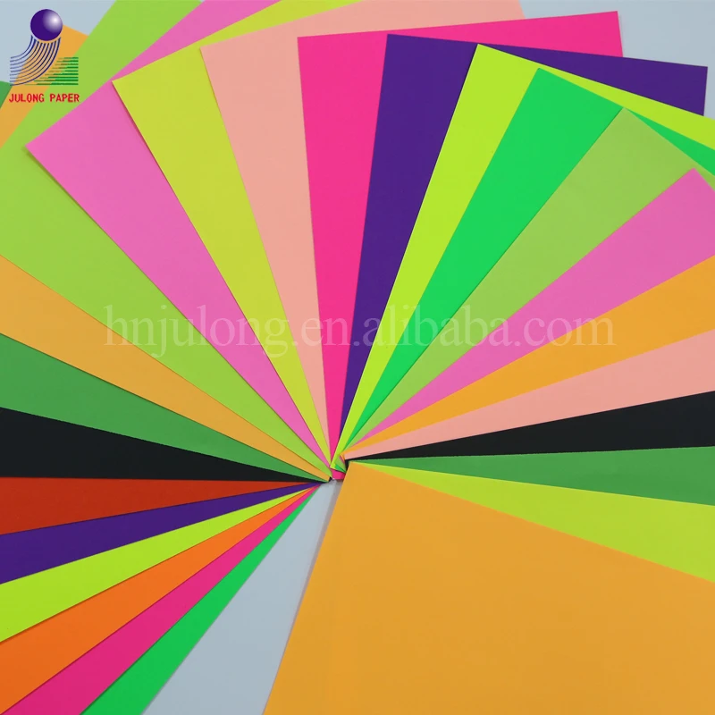 Цветная бумага формата А4, флуоресцентные рулоны бумаги, поставщики в Китае