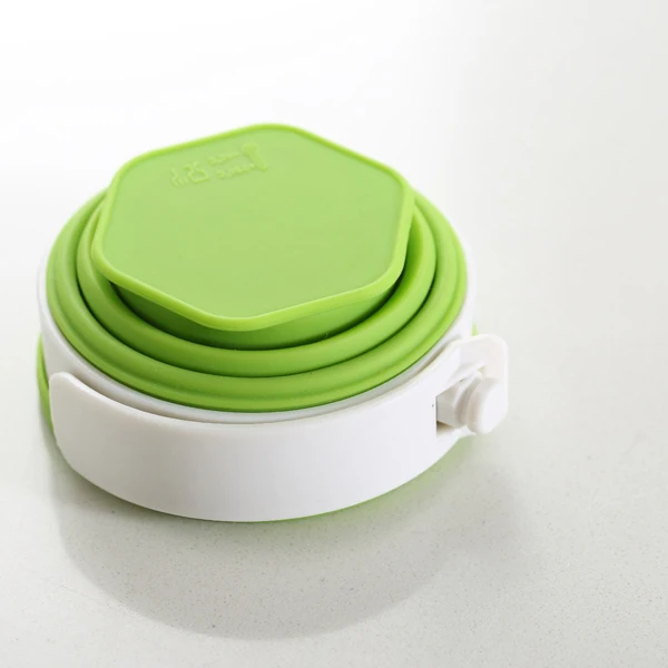 China supplier bulk 180cc collapsible silicone water coffee folding travel mug cup