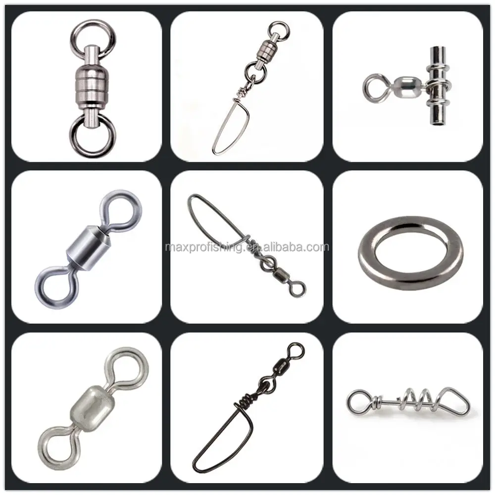 Unbreakable Saltwater Stainless Steel Lure Connector Fishing Jigging Sea Fishing Solid Rings