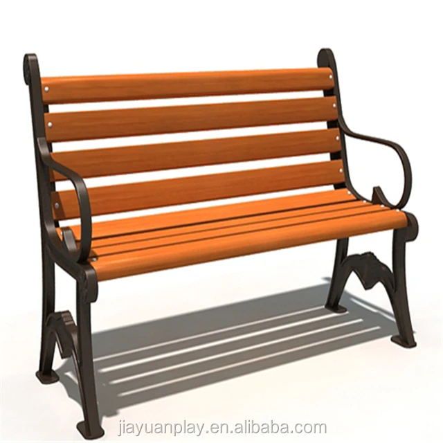 Wood slats for cast iron bench outdoor furniture